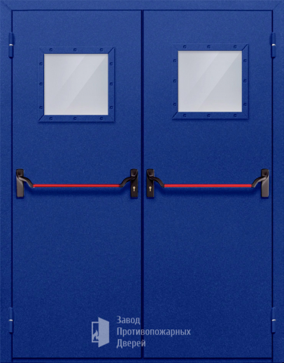 Фото двери «Двупольная со стеклом и антипаникой №53» в Троицку