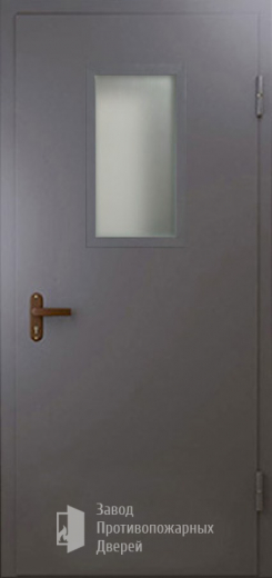 Фото двери «Техническая дверь №4 однопольная со стеклопакетом» в Троицку