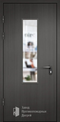 Фото двери «МДФ однопольная со стеклом №9» в Троицку
