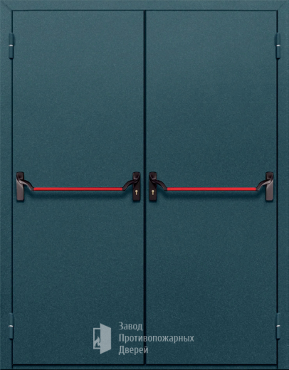 Фото двери «Двупольная глухая с антипаникой №17» в Троицку
