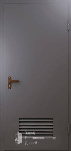Фото двери «Техническая дверь №3 однопольная с вентиляционной решеткой» в Троицку
