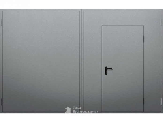 Фото «Распашные ворота с калиткой №3» в Троицку