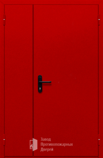 Фото двери «Полуторная глухая (красная)» в Троицку