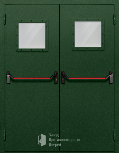 Фото двери «Двупольная со стеклом и антипаникой №59» в Троицку