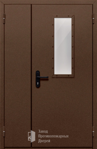 Фото двери «Полуторная со стеклом №28» в Троицку