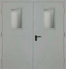 Фото двери «Двупольная со стеклом EI-30» в Троицку
