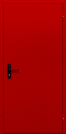Фото двери «Однопольная глухая (красная)» в Троицку