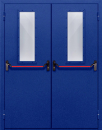 Фото двери «Двупольная со стеклом и антипаникой №63» в Троицку