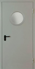 Фото двери «Однопольная с круглым стеклом EI-30» в Троицку