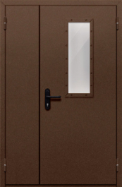 Фото двери «Полуторная со стеклом №28» в Троицку