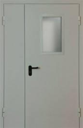 Фото двери «Полуторная со стеклом EI-30» в Троицку