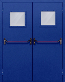 Фото двери «Двупольная со стеклом и антипаникой №53» в Троицку