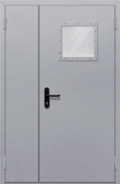Фото двери «Полуторная со стеклопакетом» в Троицку