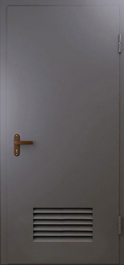 Фото двери «Техническая дверь №3 однопольная с вентиляционной решеткой» в Троицку