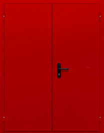 Фото двери «Двупольная глухая (красная)» в Троицку