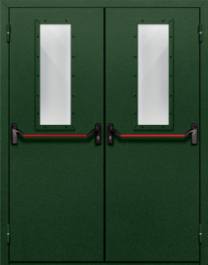 Фото двери «Двупольная со стеклом и антипаникой №69» в Троицку